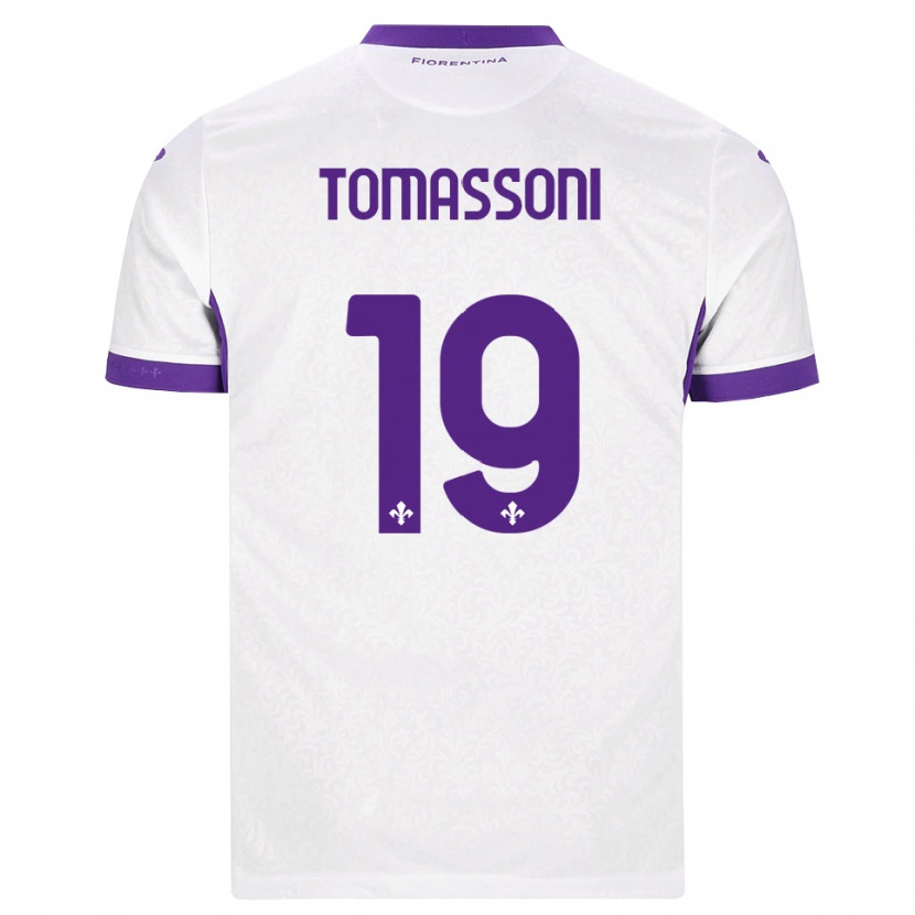 Danxen Hombre Camiseta Emma Tomassoni #19 Blanco Morado 2ª Equipación 2026/27 La Camisa