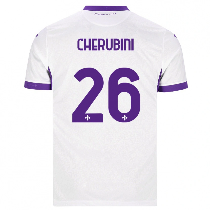 Danxen Hombre Camiseta Maya Cherubini #26 Blanco Morado 2ª Equipación 2026/27 La Camisa