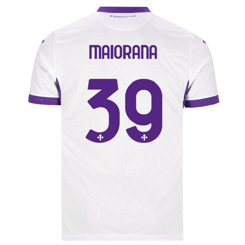 Danxen Hombre Camiseta Stefano Maiorana #39 Blanco Morado 2ª Equipación 2026/27 La Camisa