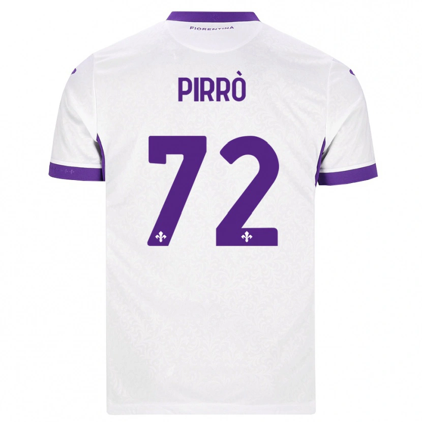 Danxen Hombre Camiseta Antonio Pirrò #72 Blanco Morado 2ª Equipación 2026/27 La Camisa