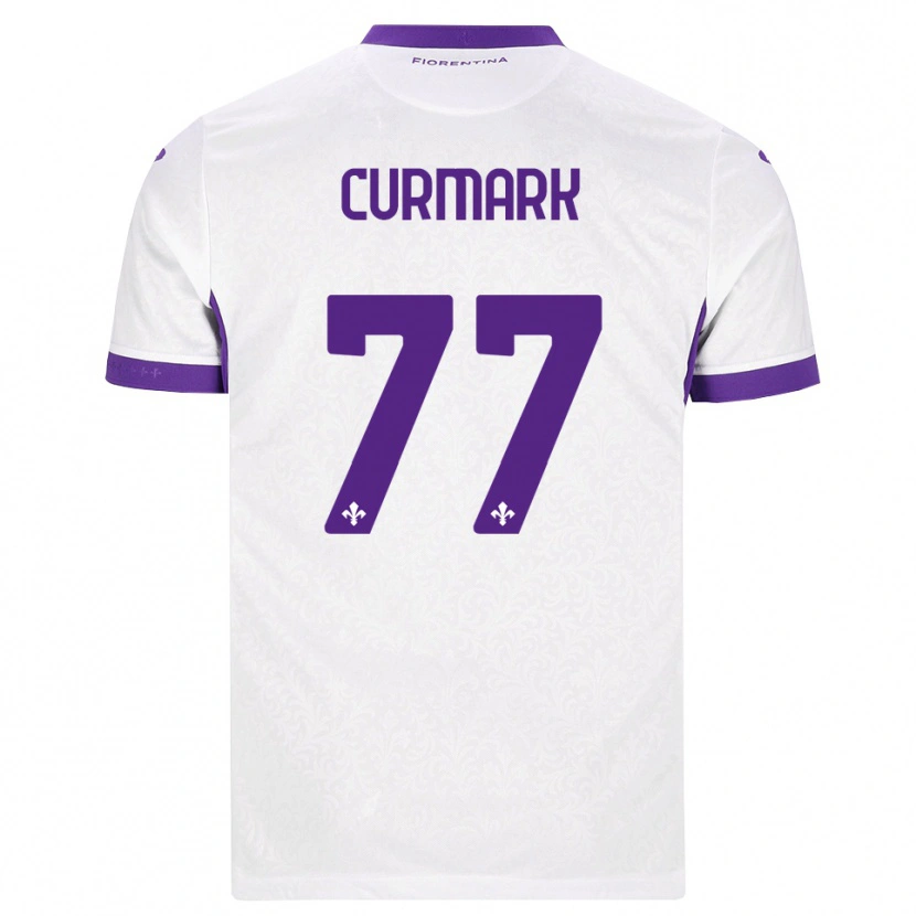 Danxen Hombre Camiseta Filippa Curmark #77 Blanco Morado 2ª Equipación 2026/27 La Camisa