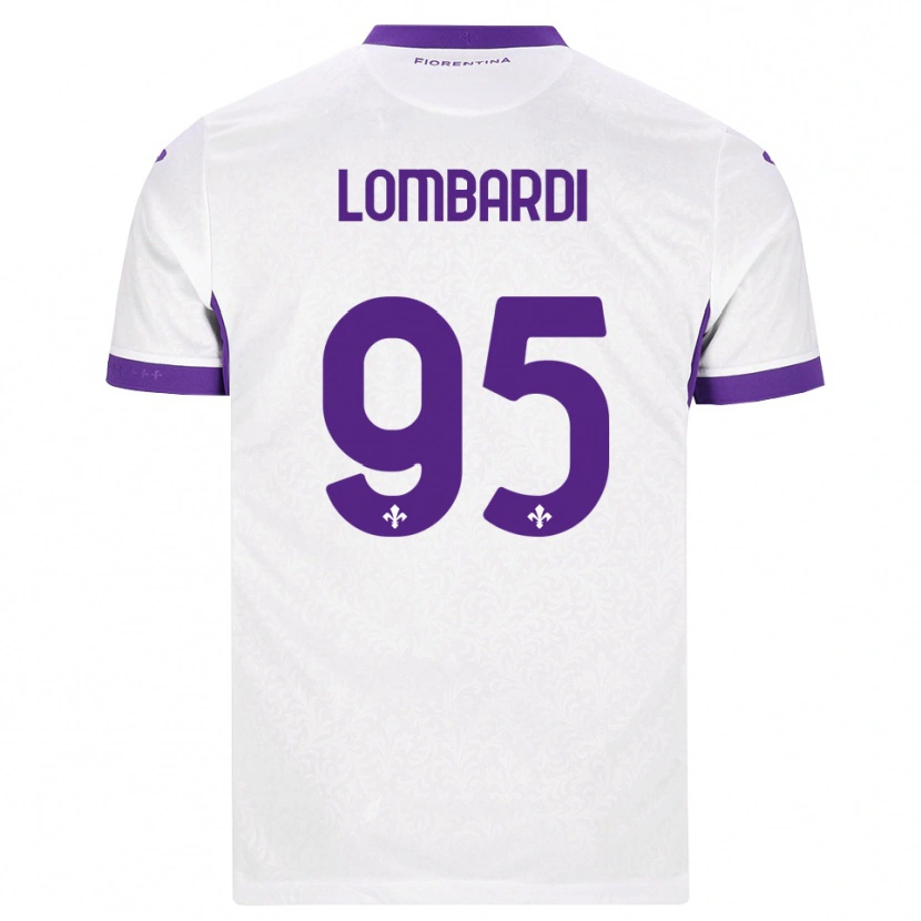 Danxen Hombre Camiseta Emma Lombardi #95 Blanco Morado 2ª Equipación 2026/27 La Camisa