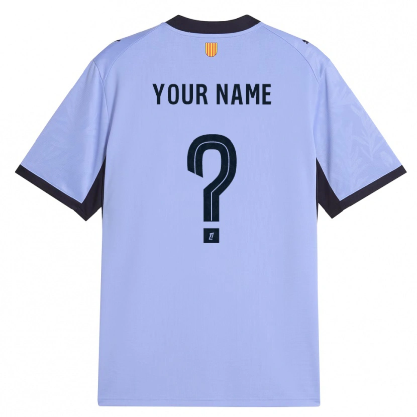 Danxen Hombre Camiseta Su Nombre #0 Lavanda Negro Equipación Tercera 2026/27 La Camisa