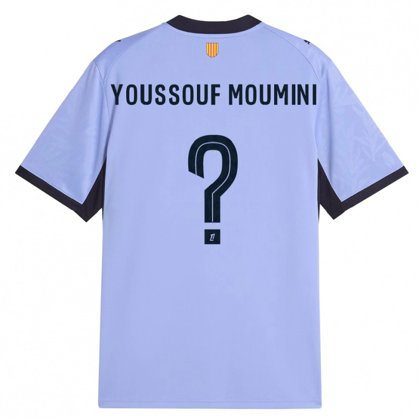 Danxen Hombre Camiseta Yakine Youssouf Moumini #0 Lavanda Negro Equipación Tercera 2026/27 La Camisa