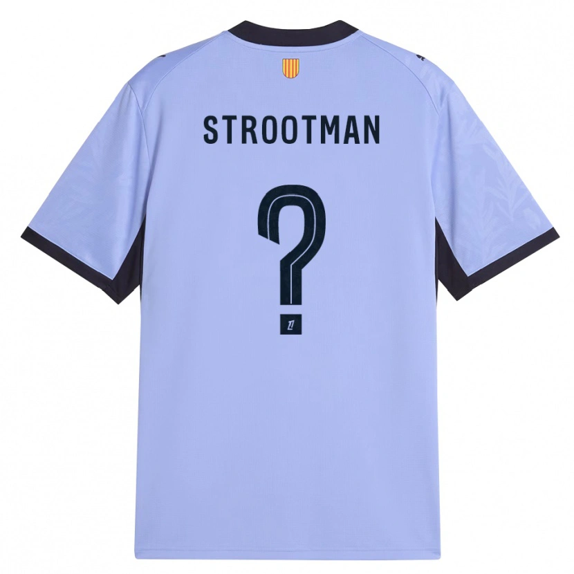 Danxen Hombre Camiseta Kevin Strootman #0 Lavanda Negro Equipación Tercera 2026/27 La Camisa