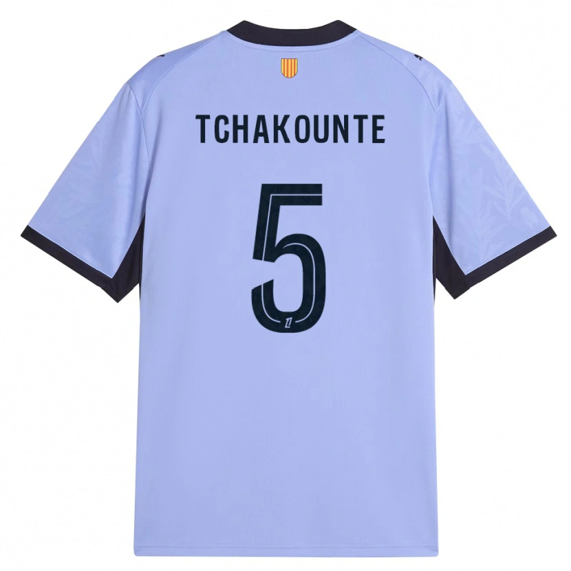 Danxen Hombre Camiseta Annaëlle Tchakounté #5 Lavanda Negro Equipación Tercera 2026/27 La Camisa