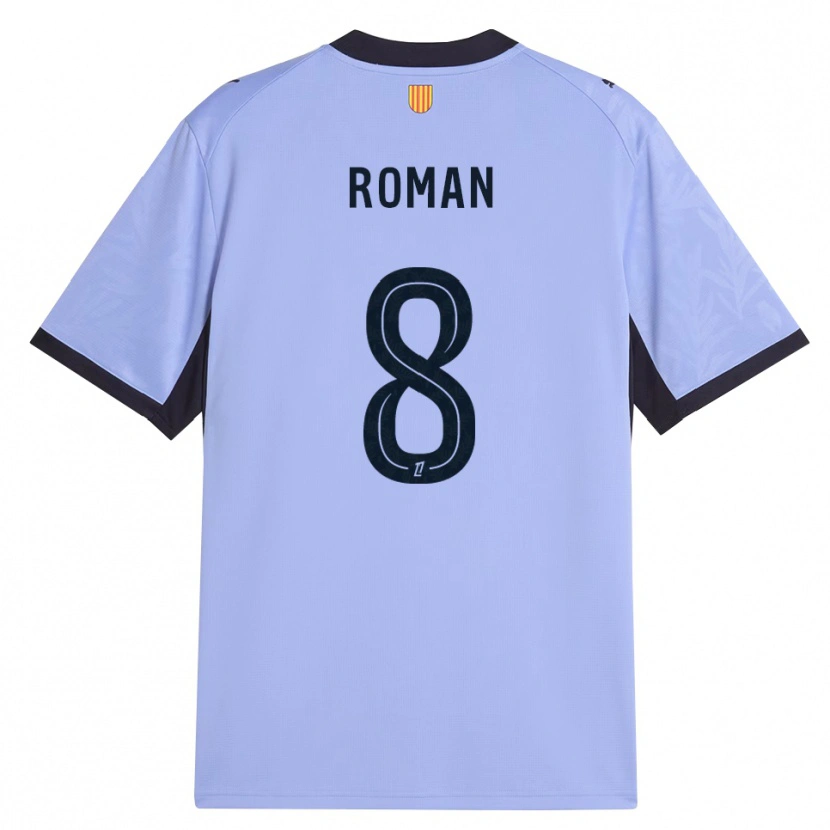 Danxen Hombre Camiseta Lucas Roman #8 Lavanda Negro Equipación Tercera 2026/27 La Camisa