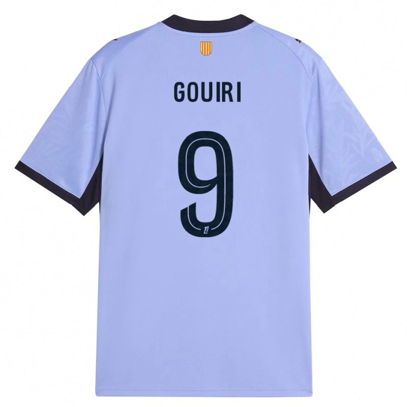 Danxen Hombre Camiseta Amine Gouiri #9 Lavanda Negro Equipación Tercera 2026/27 La Camisa