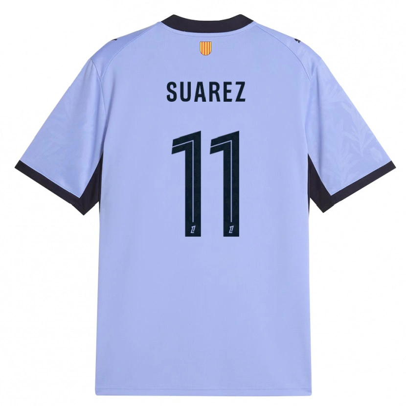Danxen Hombre Camiseta Luis Suarez #11 Lavanda Negro Equipación Tercera 2026/27 La Camisa