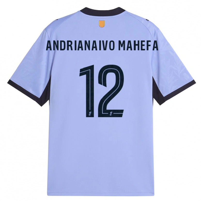 Danxen Hombre Camiseta Mathis Andrianaivo Mahefa #12 Lavanda Negro Equipación Tercera 2026/27 La Camisa