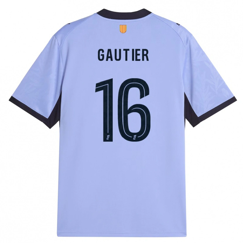 Danxen Hombre Camiseta Elisa Gautier #16 Lavanda Negro Equipación Tercera 2026/27 La Camisa