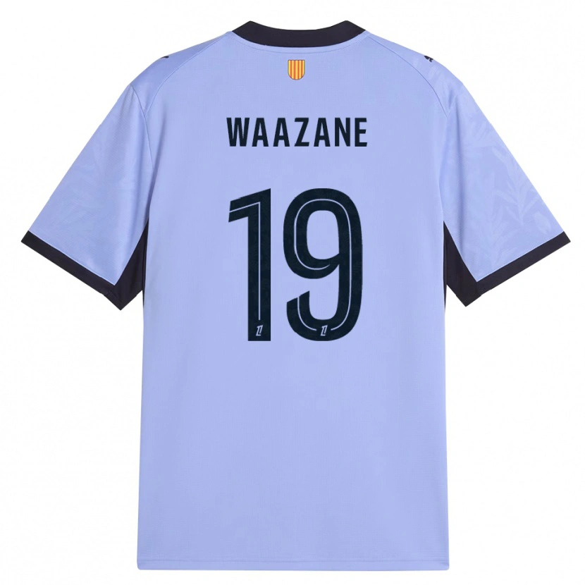 Danxen Hombre Camiseta Jassim Waazane #19 Lavanda Negro Equipación Tercera 2026/27 La Camisa