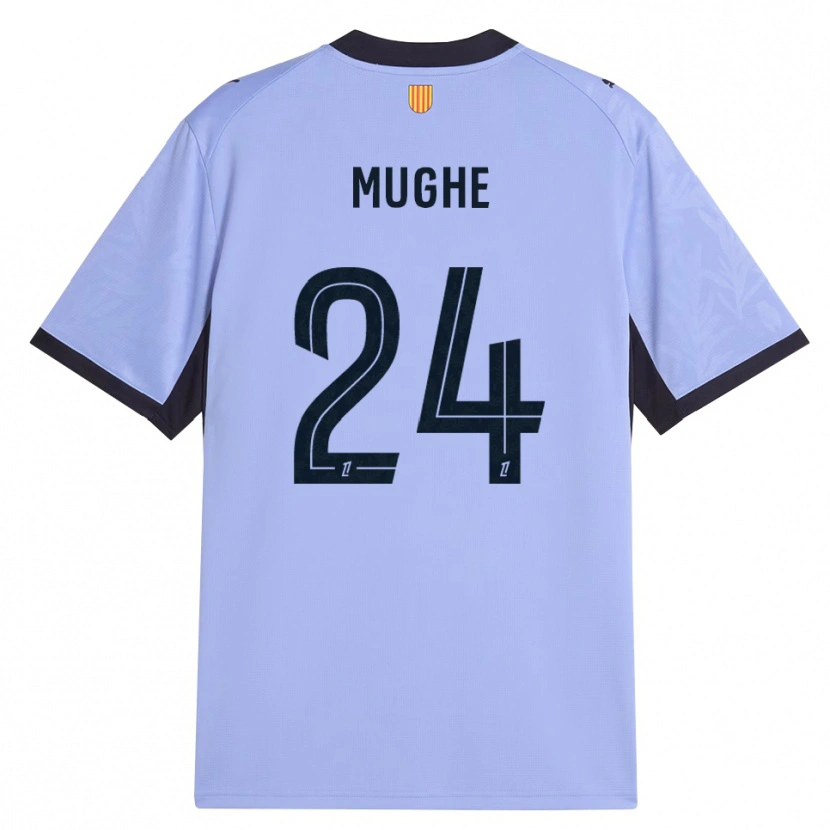 Danxen Hombre Camiseta François Mughe #24 Lavanda Negro Equipación Tercera 2026/27 La Camisa