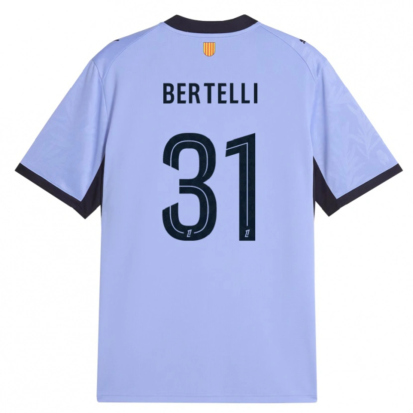 Danxen Hombre Camiseta Ugo Bertelli #31 Lavanda Negro Equipación Tercera 2026/27 La Camisa