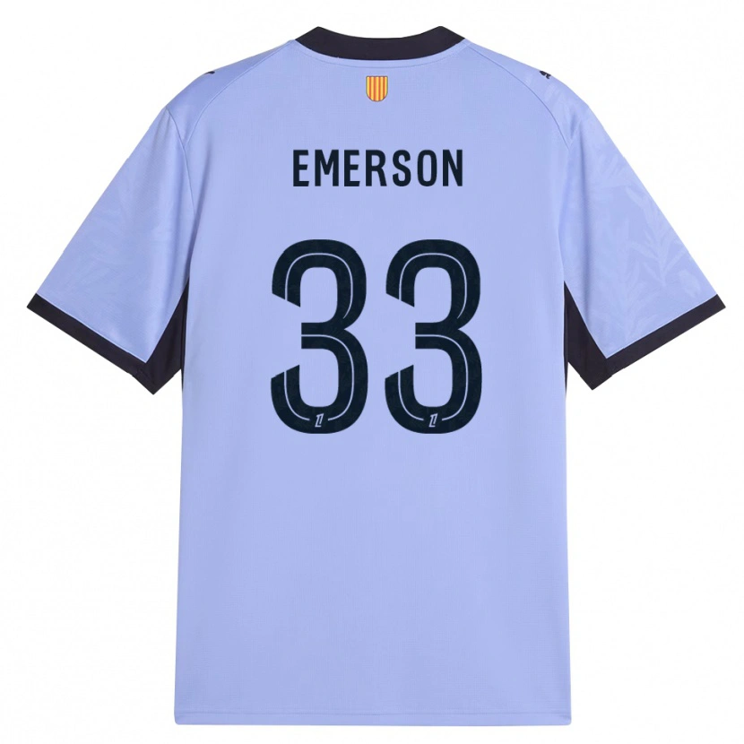 Danxen Hombre Camiseta Emerson Palmieri Dos Santos #33 Lavanda Negro Equipación Tercera 2026/27 La Camisa