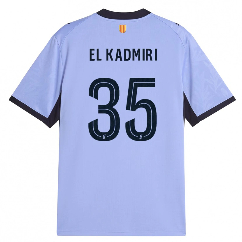 Danxen Hombre Camiseta Ugo Kadmiri #35 Lavanda Negro Equipación Tercera 2026/27 La Camisa