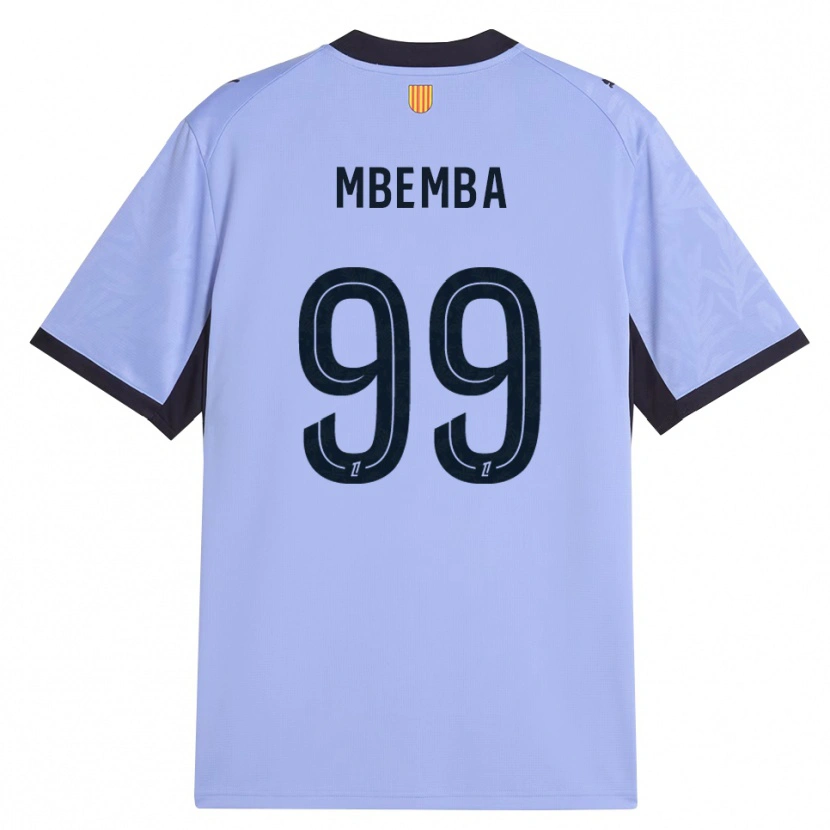 Danxen Hombre Camiseta Chancel Mbemba #99 Lavanda Negro Equipación Tercera 2026/27 La Camisa