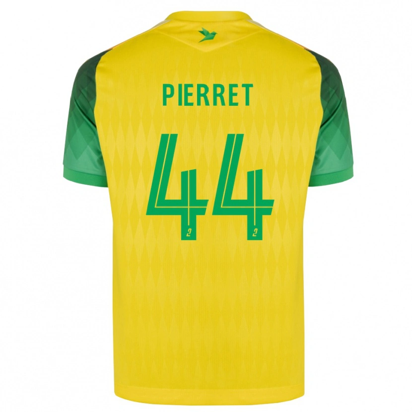 Danxen Hombre Camiseta Balthazar Pierret #44 Amarillo Verde Rojo 1ª Equipación 2026/27 La Camisa