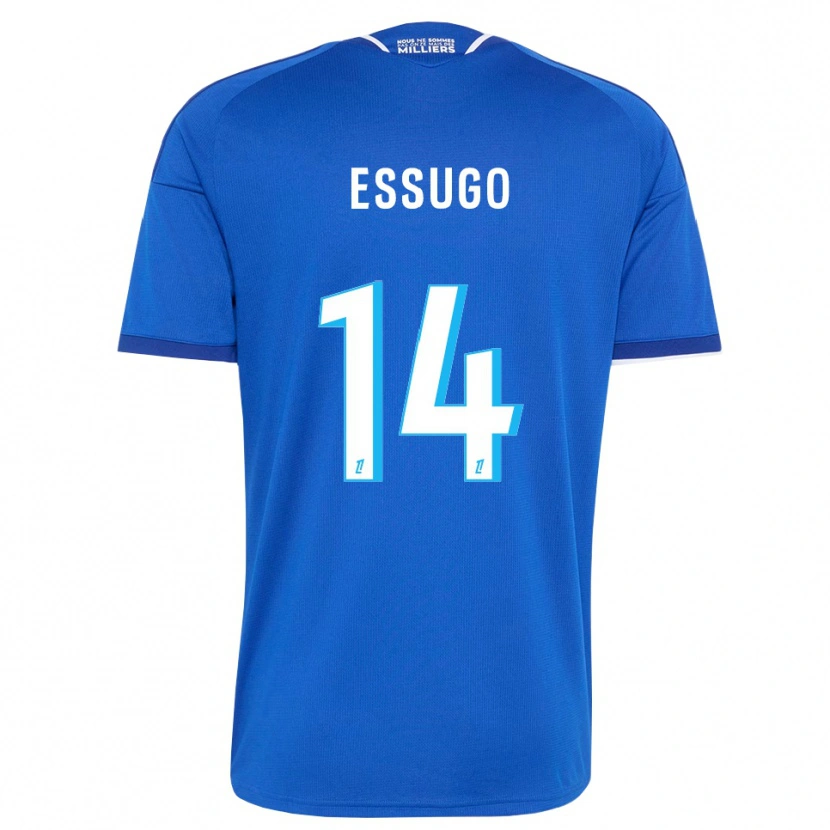 Danxen Mujer Camiseta Dário Essugo #14 Azul Real Blanco 1ª Equipación 2026/27 La Camisa