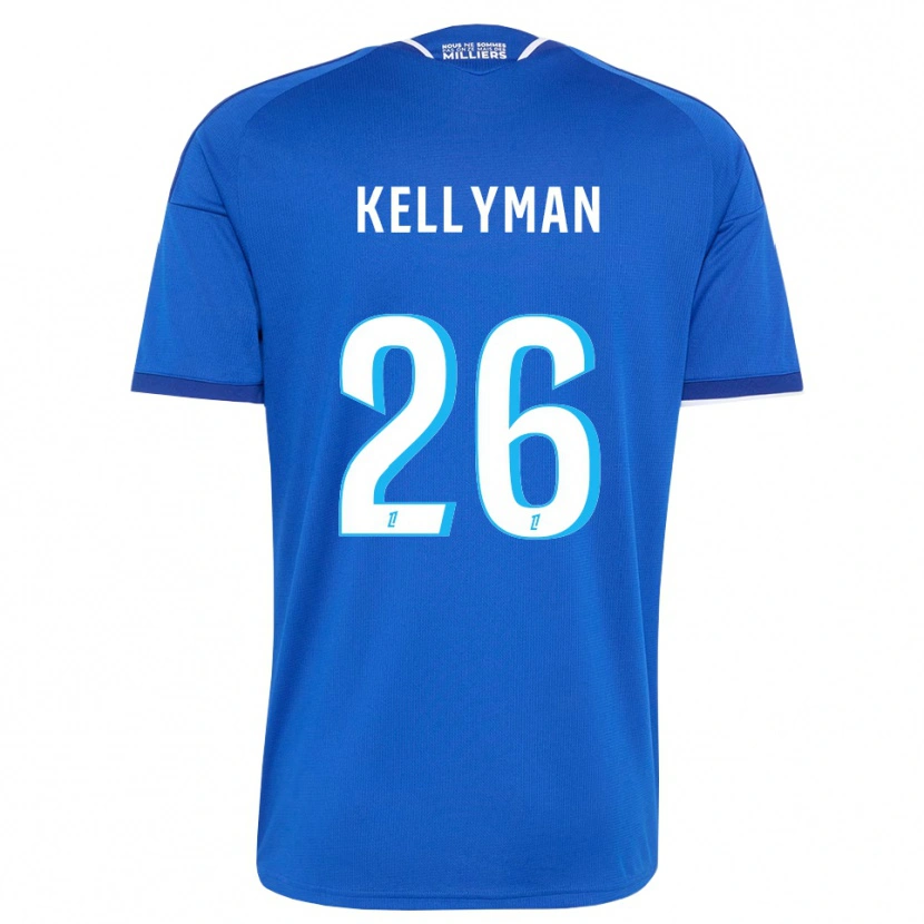 Danxen Mujer Camiseta Omari Kellyman #26 Azul Real Blanco 1ª Equipación 2026/27 La Camisa