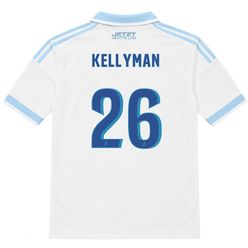 Danxen Mujer Camiseta Omari Kellyman #26 Azul Cielo Claro Blanco Rojo 2ª Equipación 2026/27 La Camisa