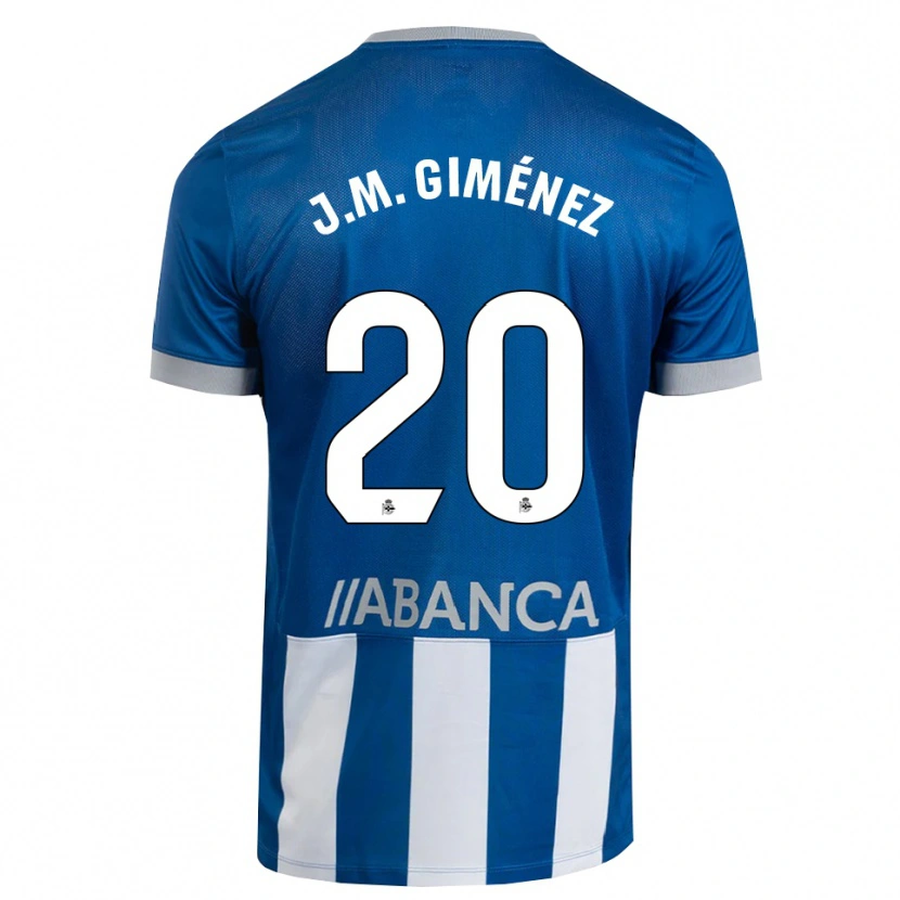 Danxen Mujer Camiseta José María Giménez #20 Azul Gris Blanco 1ª Equipación 2026/27 La Camisa