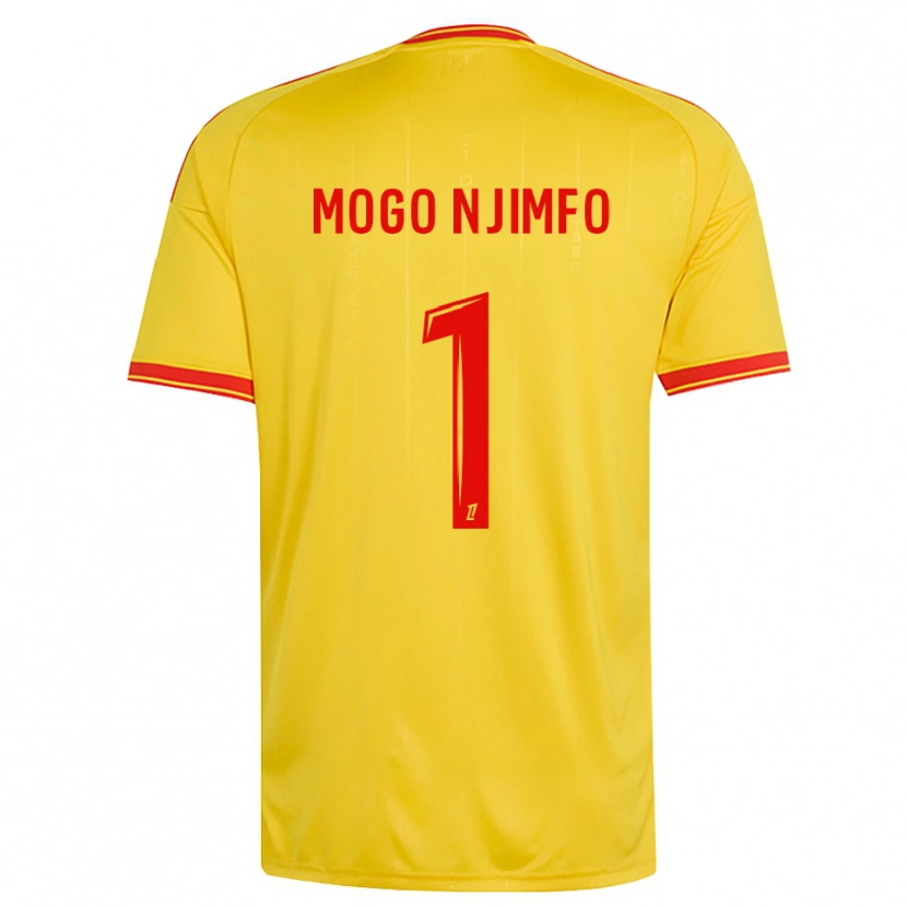 Danxen Mujer Camiseta Arthur Mogo Njimfo #1 Oro Naranja Rojo 1ª Equipación 2026/27 La Camisa