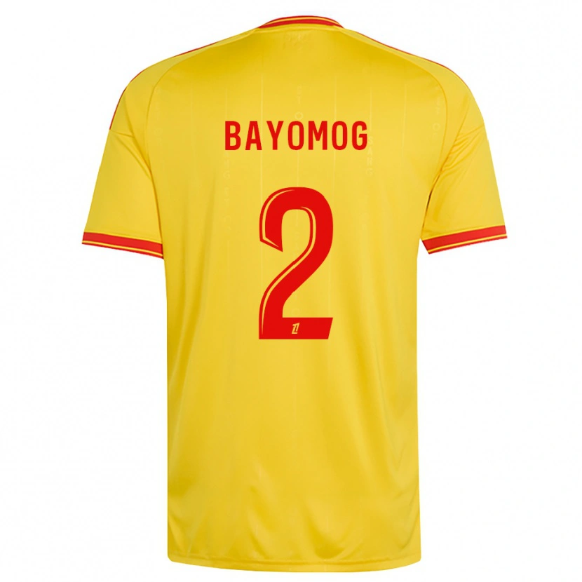 Danxen Mujer Camiseta Hugo Bayomog #2 Oro Naranja Rojo 1ª Equipación 2026/27 La Camisa