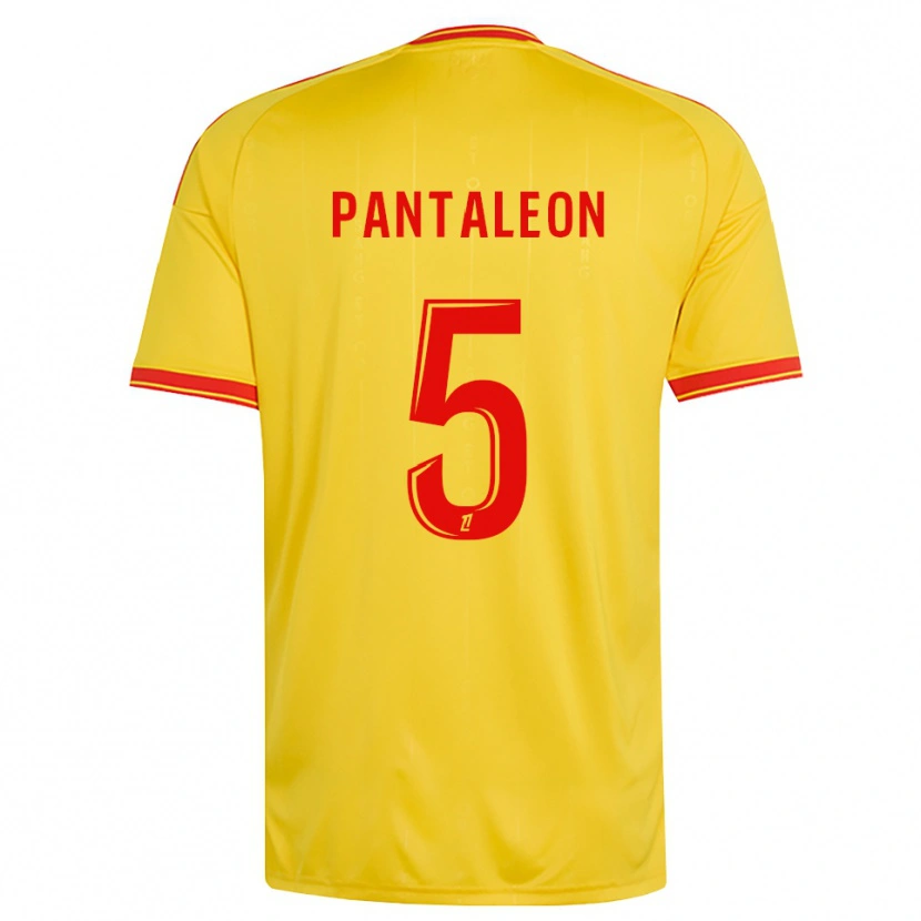 Danxen Mujer Camiseta Tom Pantaleon #5 Oro Naranja Rojo 1ª Equipación 2026/27 La Camisa