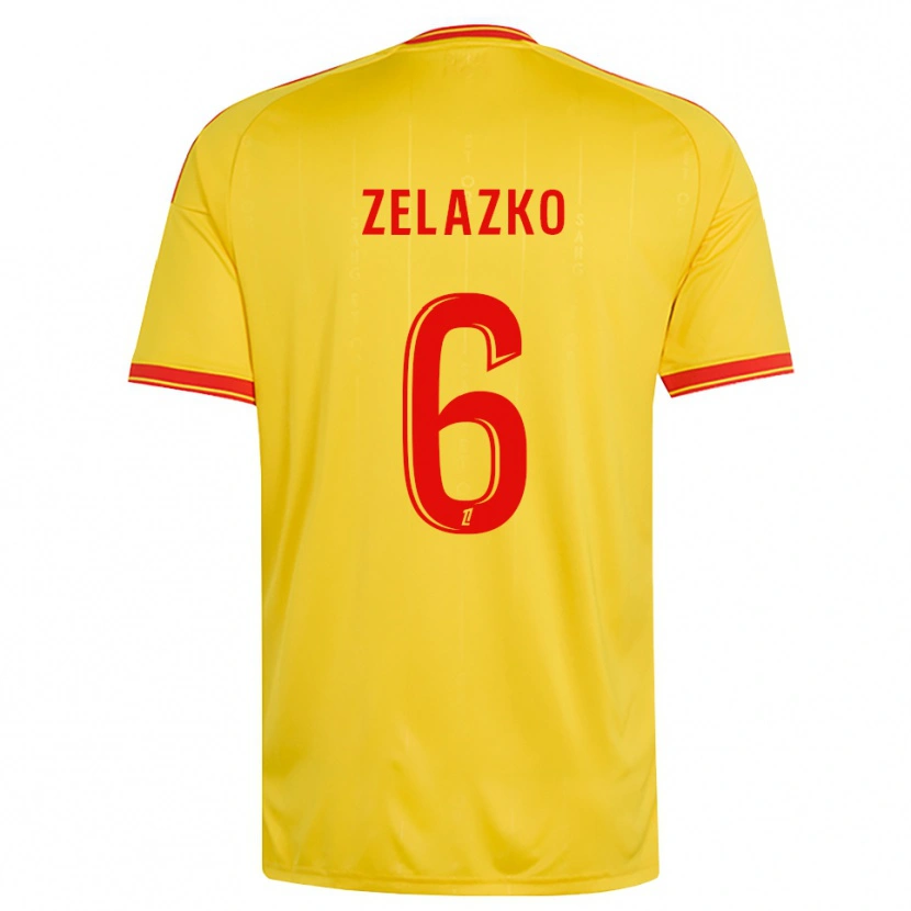 Danxen Mujer Camiseta Robin Zelazko #6 Oro Naranja Rojo 1ª Equipación 2026/27 La Camisa