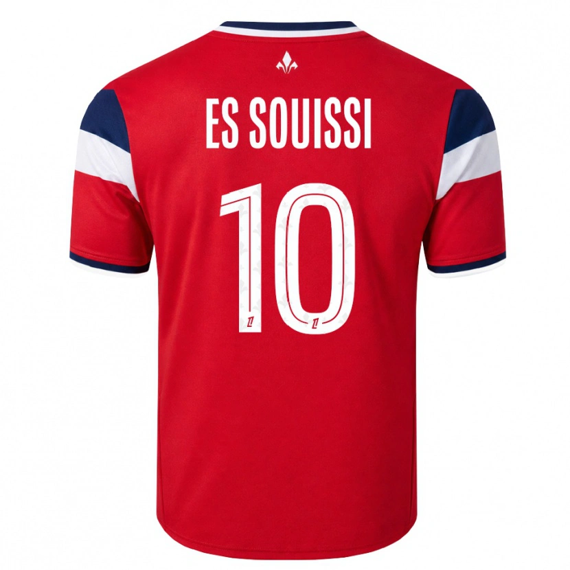 Danxen Mujer Camiseta Yllian Es Souissi #10 Rojo Blanco Azul Real 1ª Equipación 2026/27 La Camisa