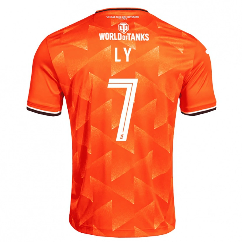 Danxen Mujer Camiseta Mactar Ly #7 Naranja Blanco Negro 1ª Equipación 2026/27 La Camisa