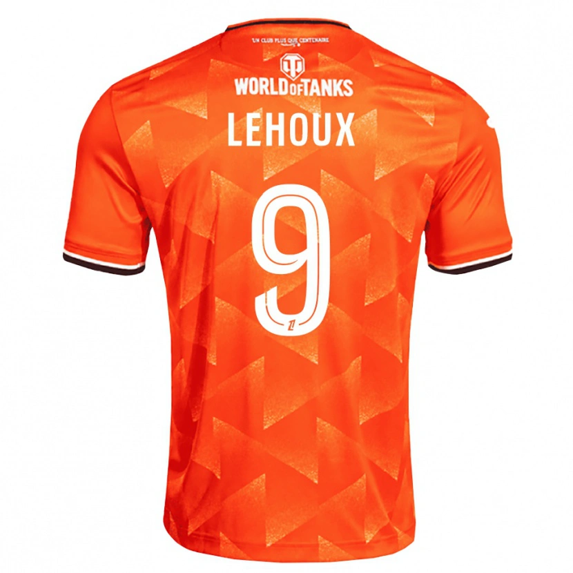 Danxen Mujer Camiseta Louise Lehoux #9 Naranja Blanco Negro 1ª Equipación 2026/27 La Camisa