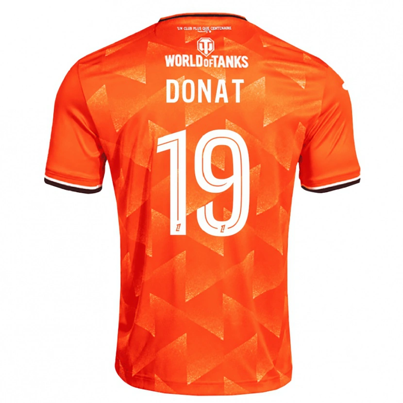 Danxen Mujer Camiseta Noa Donat #19 Naranja Blanco Negro 1ª Equipación 2026/27 La Camisa