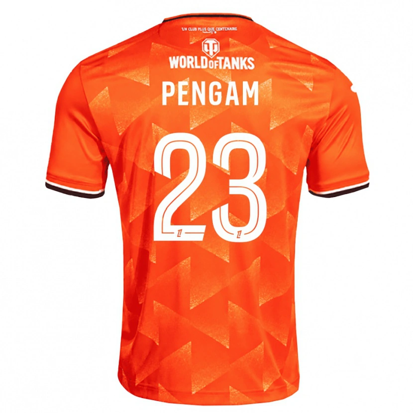 Danxen Mujer Camiseta Imran Pengam #23 Naranja Blanco Negro 1ª Equipación 2026/27 La Camisa
