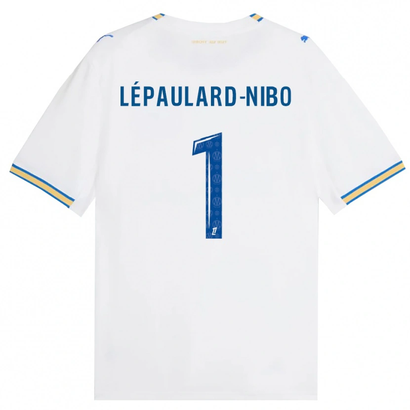 Danxen Mujer Camiseta Mailey Lépaulard-Nibo #1 Azul Lanzador Blanco 1ª Equipación 2026/27 La Camisa