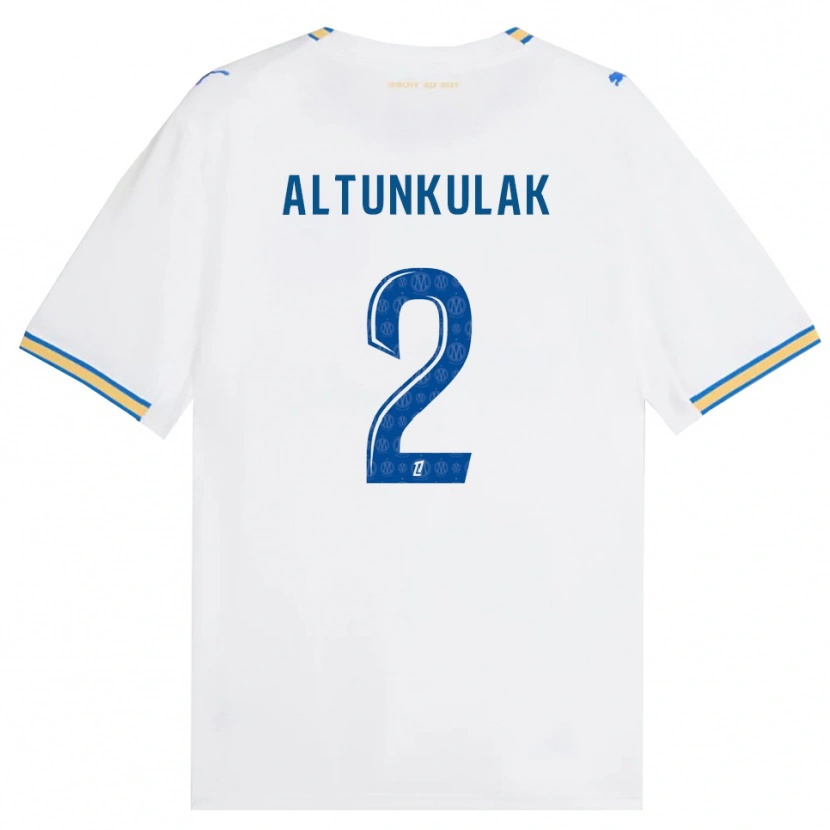 Danxen Mujer Camiseta Selen Altunkulak #2 Azul Lanzador Blanco 1ª Equipación 2026/27 La Camisa