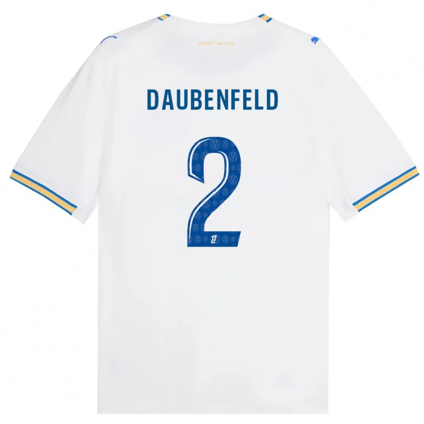 Danxen Mujer Camiseta Lucas Daubenfeld #2 Azul Lanzador Blanco 1ª Equipación 2026/27 La Camisa