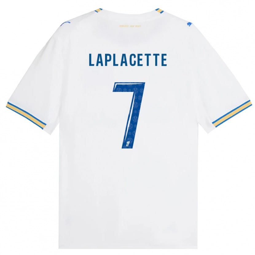 Danxen Mujer Camiseta Tess Laplacette #7 Azul Lanzador Blanco 1ª Equipación 2026/27 La Camisa