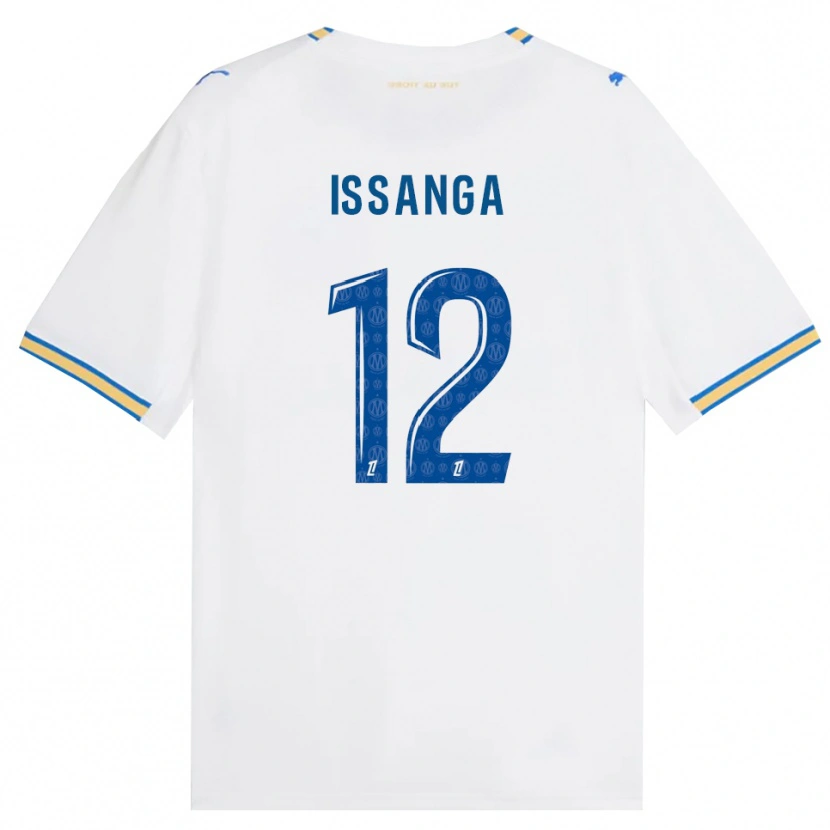 Danxen Mujer Camiseta Alexandre Issanga #12 Azul Lanzador Blanco 1ª Equipación 2026/27 La Camisa
