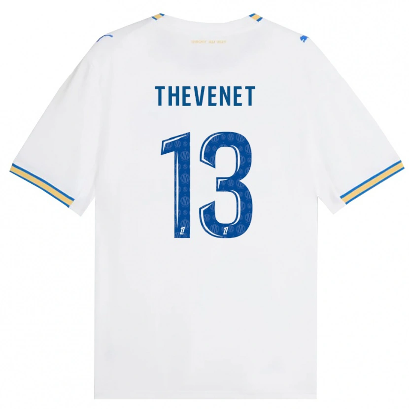 Danxen Mujer Camiseta Maxence Thevenet #13 Azul Lanzador Blanco 1ª Equipación 2026/27 La Camisa