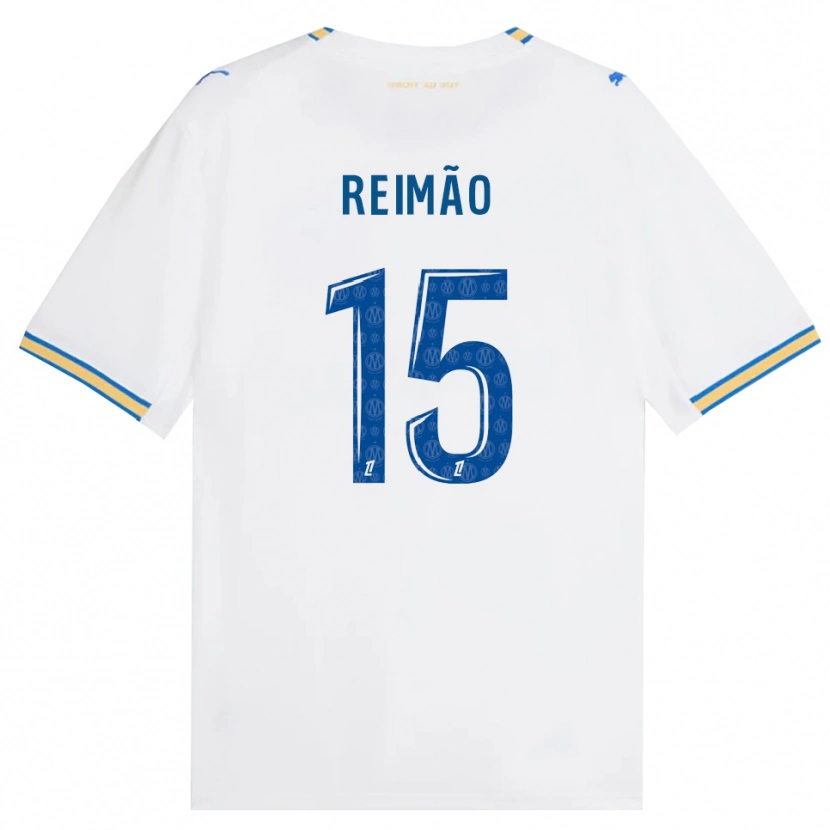 Danxen Mujer Camiseta Lorenzo Reimão #15 Azul Lanzador Blanco 1ª Equipación 2026/27 La Camisa