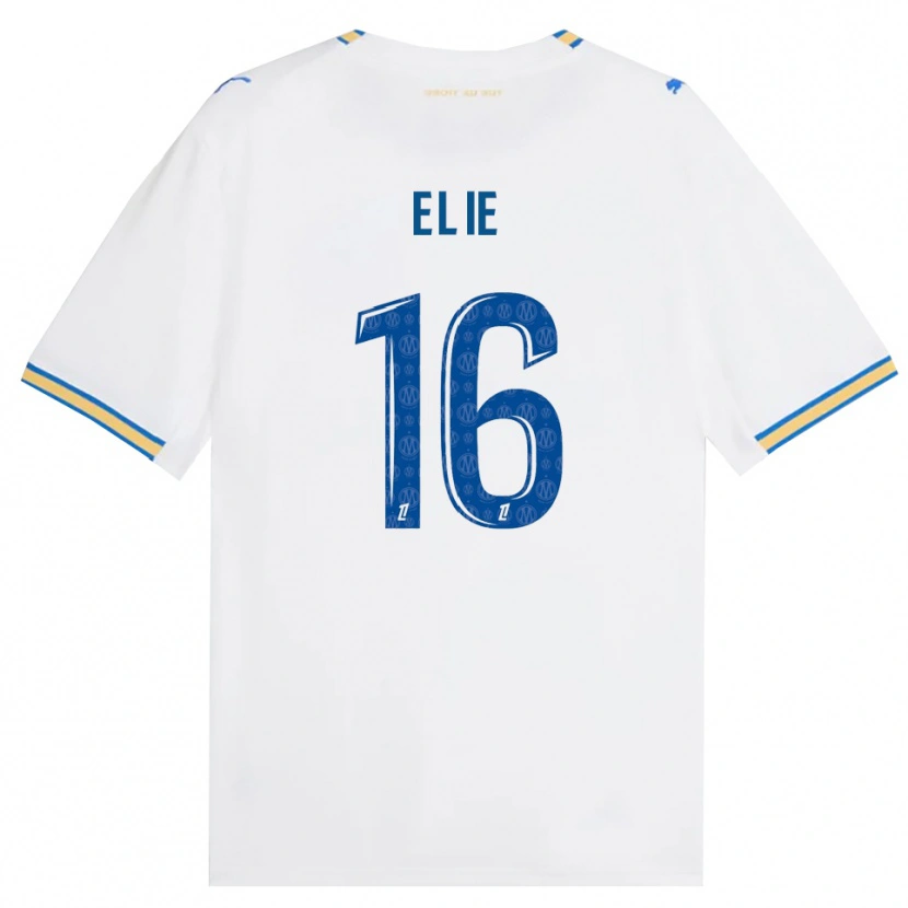 Danxen Mujer Camiseta Anaïs Elie #16 Azul Lanzador Blanco 1ª Equipación 2026/27 La Camisa