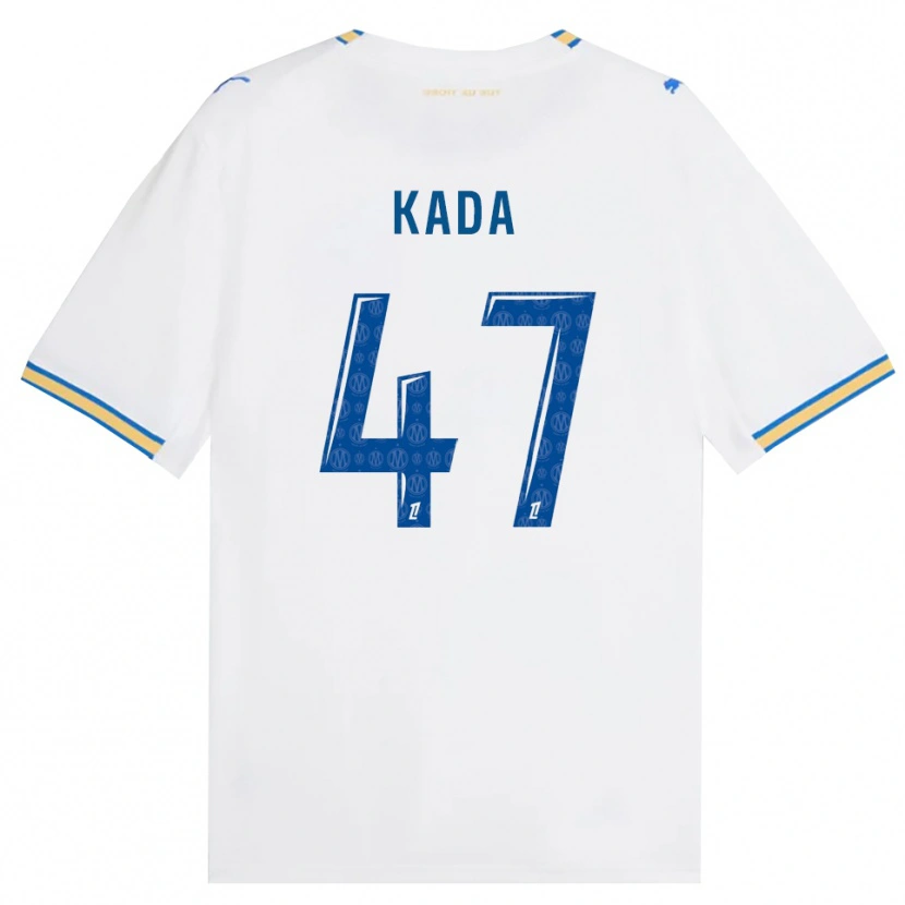 Danxen Mujer Camiseta Joakim Kada #47 Azul Lanzador Blanco 1ª Equipación 2026/27 La Camisa