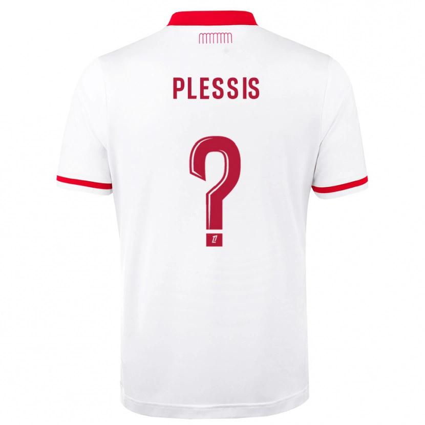 Danxen Mujer Camiseta Mathys Plessis #0 Rojo Blanco 1ª Equipación 2026/27 La Camisa