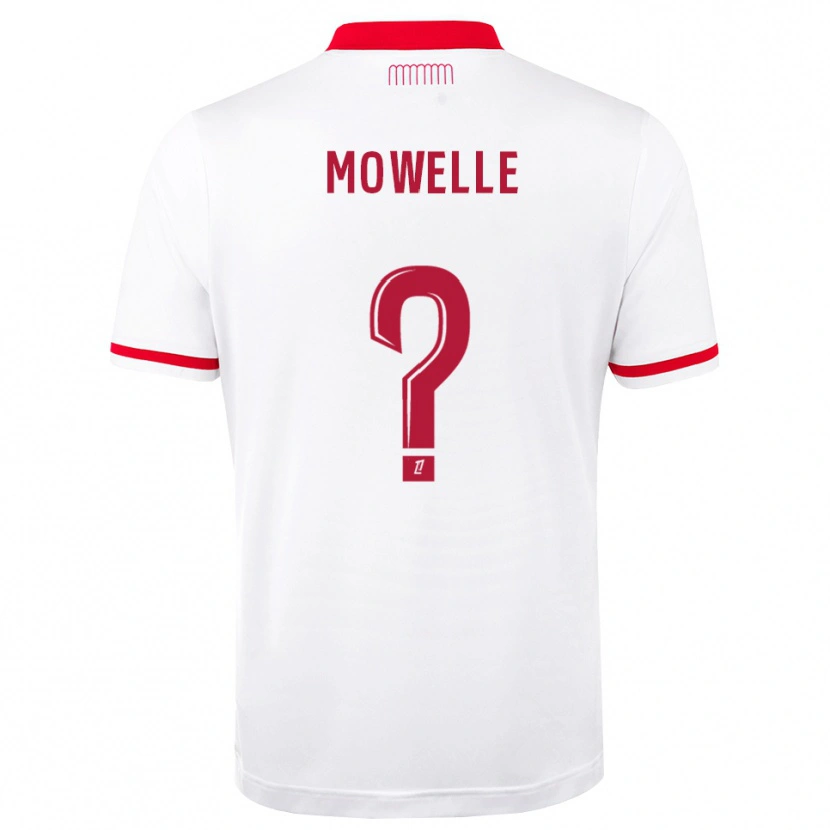 Danxen Mujer Camiseta Jean-Daniel Mowelle #0 Rojo Blanco 1ª Equipación 2026/27 La Camisa