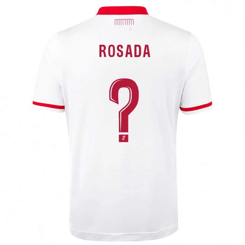 Danxen Mujer Camiseta Riley Rosada #0 Rojo Blanco 1ª Equipación 2026/27 La Camisa