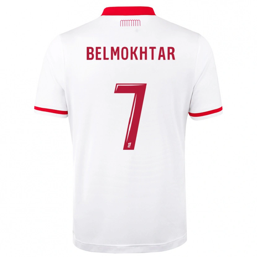 Danxen Mujer Camiseta Ilies Belmokhtar #7 Rojo Blanco 1ª Equipación 2026/27 La Camisa
