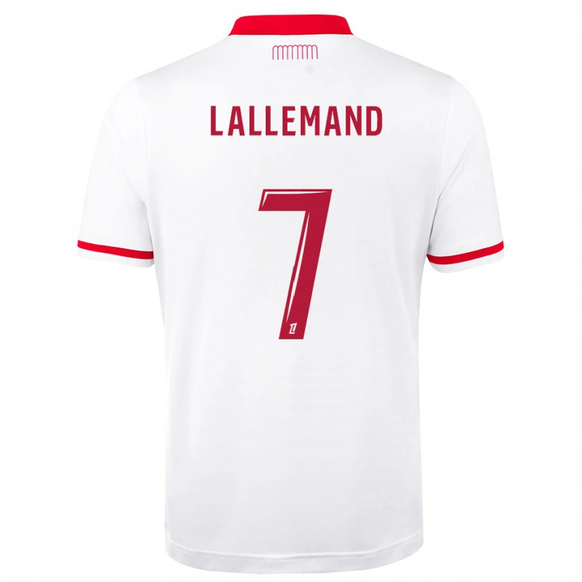Danxen Mujer Camiseta Nassim Lallemand #7 Rojo Blanco 1ª Equipación 2026/27 La Camisa