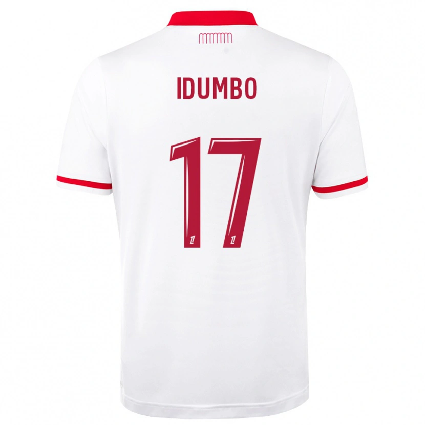 Danxen Mujer Camiseta Stanis Idumbo #17 Rojo Blanco 1ª Equipación 2026/27 La Camisa